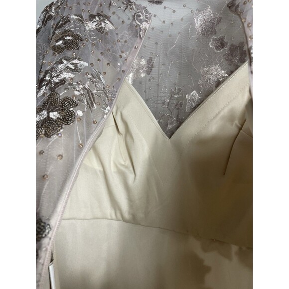 NWT Mac Duggal Mocha Long Sleeve Midi Dress Sz 6 Retail $338 - Picture 11 of 16